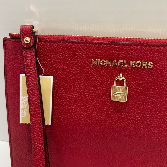 Michael Kors Red Wristlet - Picture 3 of 5